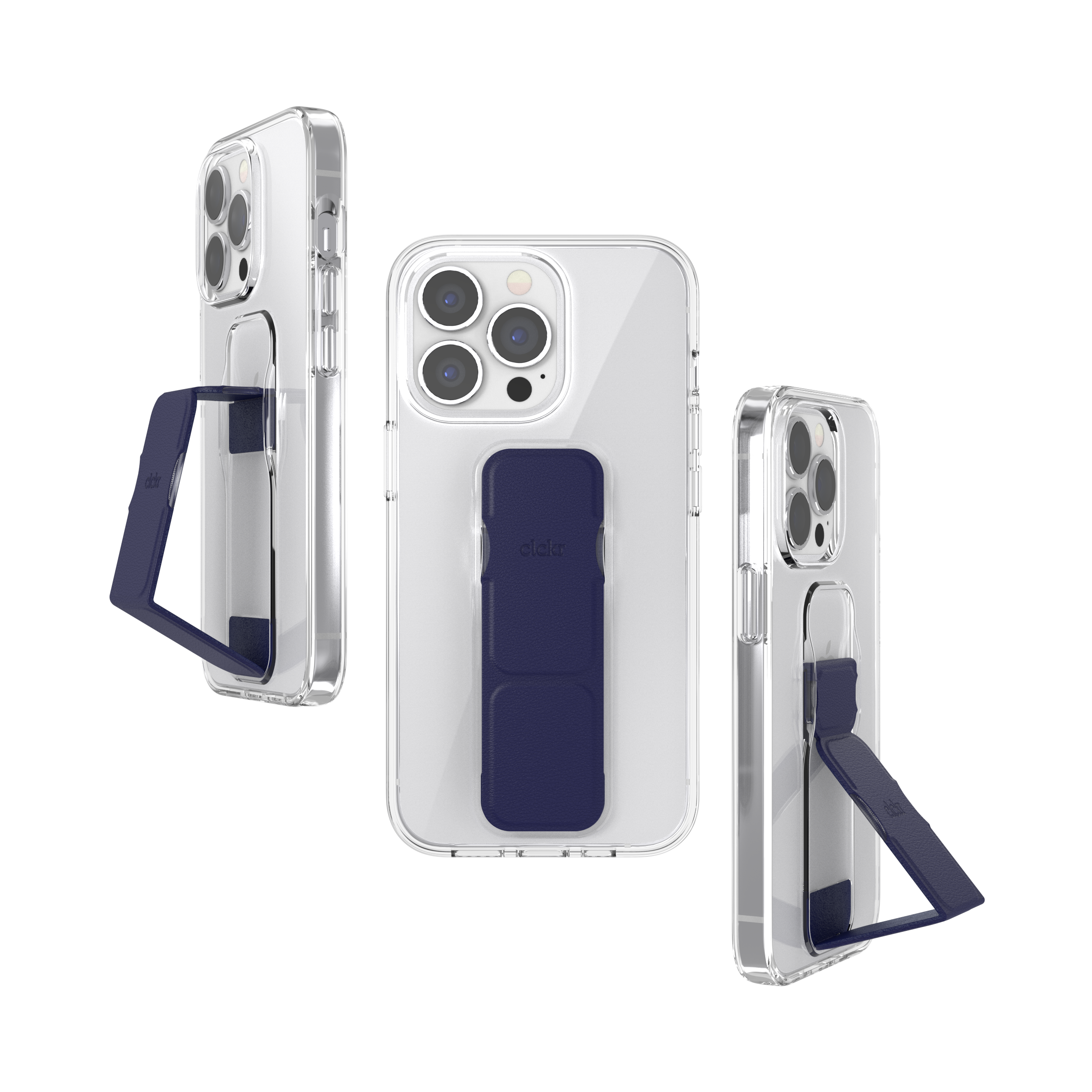 CLCKR Clear Stand & Grip Case