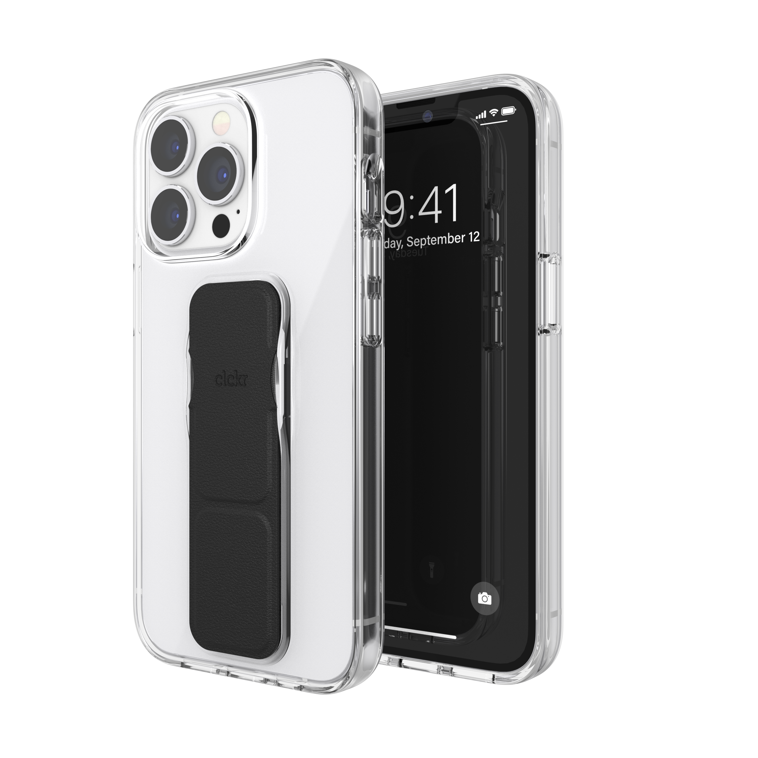 CLCKR Clear Stand & Grip Case