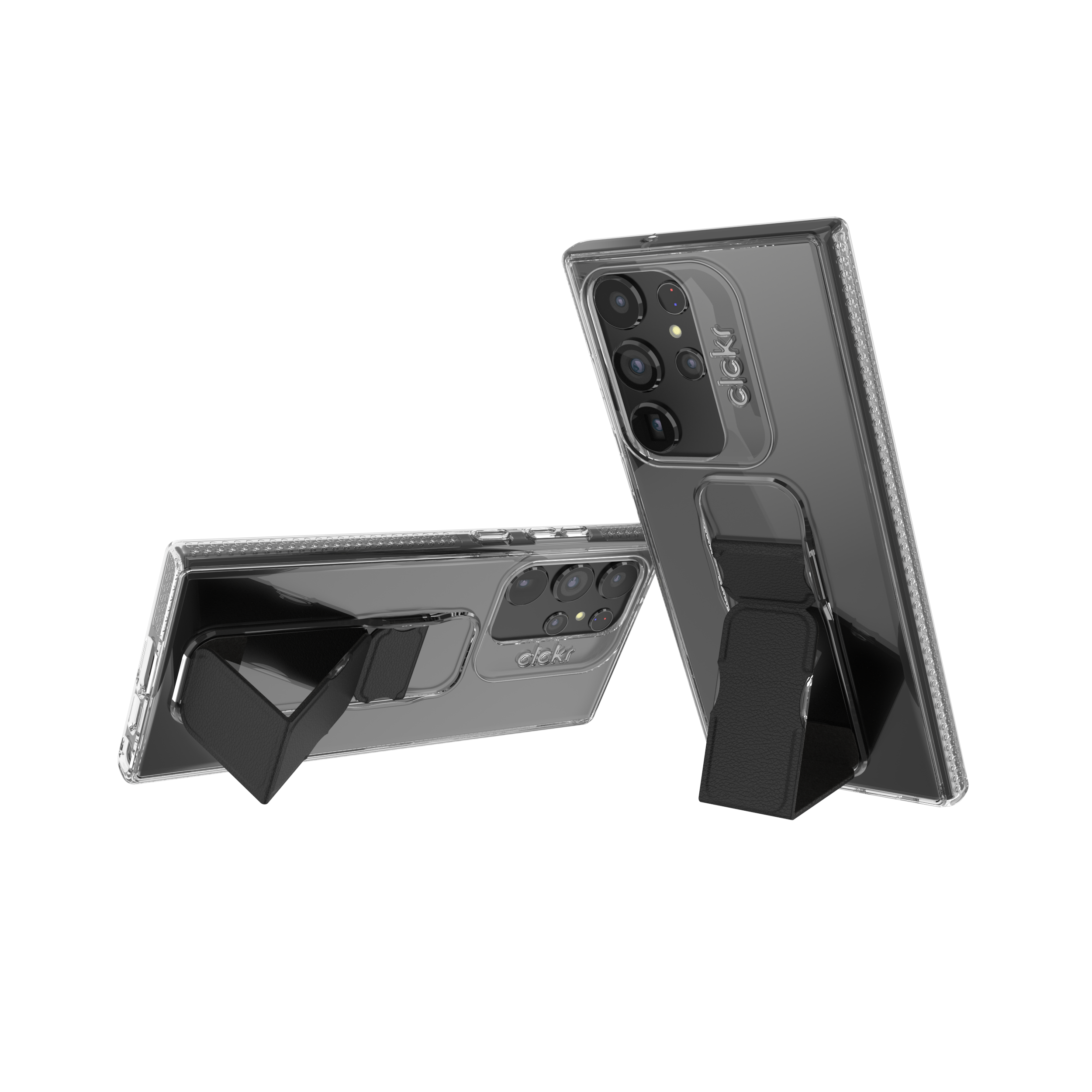 CLCKR Clear Stand & Grip Case