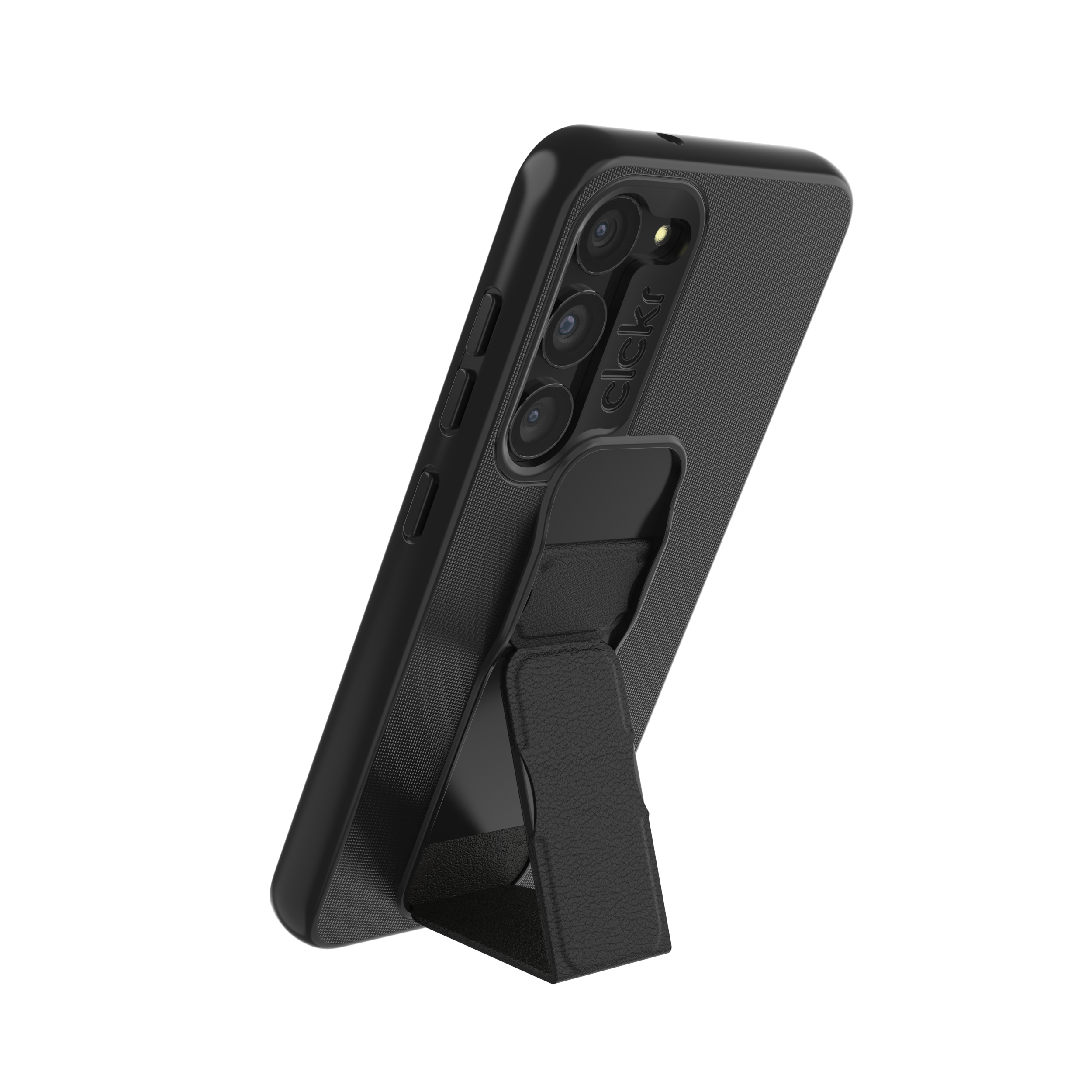 CLCKR Black Stand & Grip Case