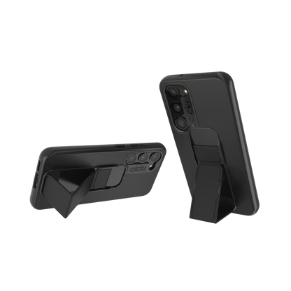 CLCKR Black Stand & Grip Case